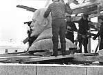 Демонтаж памятника Ленину в Петрозаводске (осень 1941 года)